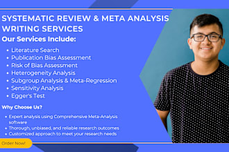 conduct a comprehensive systematic review and meta analysis