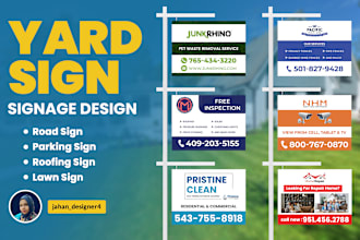 design yard sign, lawn, bandit, outdoor, street sign, a frame, car magnet