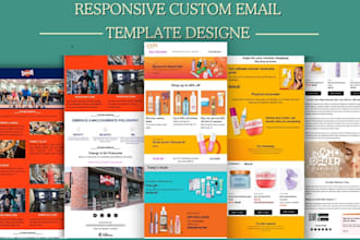 design editable email template or newsletter withing 5 hours