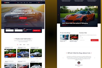 design car rental website car dealership website car hire with car booking