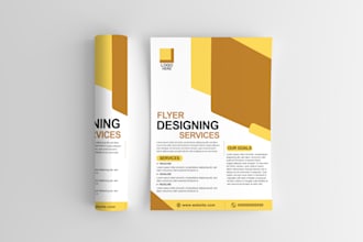 design medical flyer, tax flyer, cleaning flyer, education flyer, event flyer
