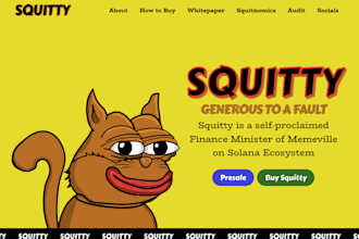 create meme coin website development SEO launch crypto meme coin website design