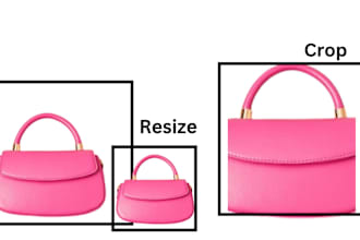 provide 24 hours service upscale ,crop,resize images
