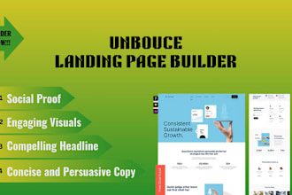 build landing page using unbounce, leadpages, oxygen and pagefly