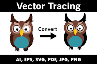 vectorize image, convert logo to vector, tracing, quickly