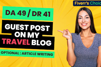 publish a guest blog on my da 49 DR 41 travel blog