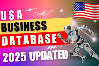 build for you 1 million USA business database leads email list