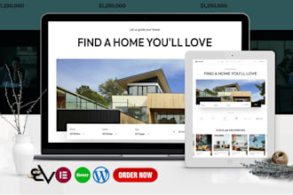 design a professional property management website with real estate, airbnb