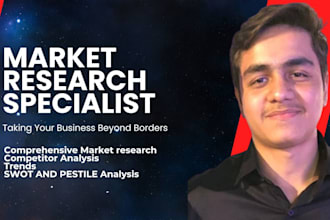 do comprehensive market research and competitor analysis