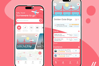 develop travel planning app, travel guard app, navigation app, travel insurance