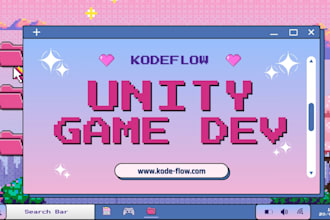 develop a unity game for you