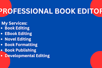 proofread, edit, format your ebook, manuscript, storybook in english, german