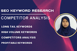 do SEO keyword research and competitor analysis