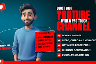 create and setup youtube channel