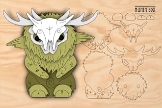 make your idea or design in multi layer relief for laser cutting