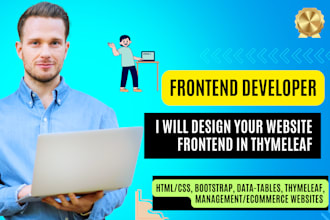 create thymeleaf frontend for your java spring boot project
