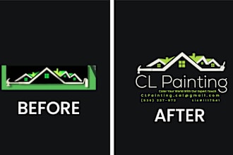 design, redesign, redraw, revamp, retrace, and modify your previous logo