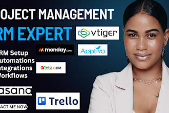 setup zoho trello asana pipeliner snapforce copper bloom CRM