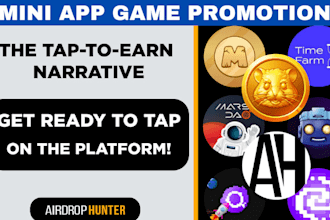 do telegram referral link promotion for telegram mini app game to 500k users