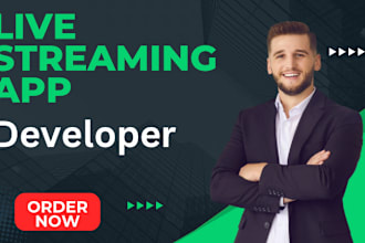 develop live streaming app social media app chatting app tv app dating app