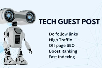 do tech guest post with authority backlinks