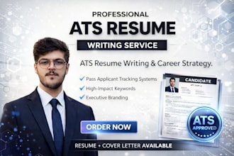 make an ats optimized resume and cover letter for you within 24 hours