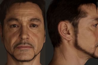 3d photorealistic unreal engine metahuman metaverse avatar, daz3d for film