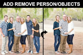 add, remove object, person, text from photo and photo editing