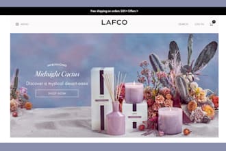 design candle shopify store candle dropshipping store candle shopify website
