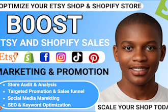 promote etsy shop for etsy sales shopify store promotion to boost shopify sales
