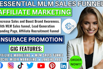 do MLM insurance affiliate recruitment funnel, MLM membership funnel MLM leads