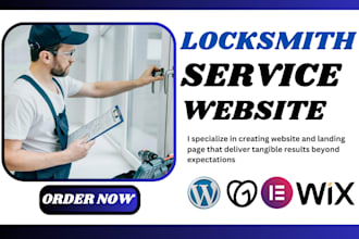 design auto commercial lock repair, locksmith website, car lock repair website