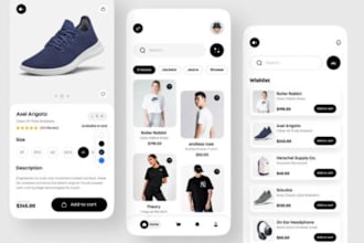 develop ecommerce website app marketplace app for android and ios app
