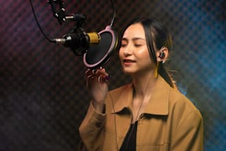 sing hiphop love song for your lovers as a  female vocalist