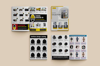 do product  catalog, magazine, sell sheet, booklet look book, flayer capability