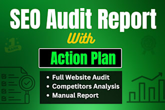 do a professional SEO audit and create an action plan