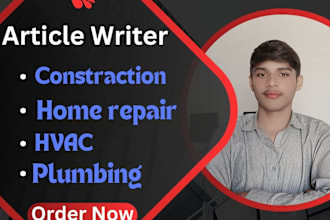 write engaging construction, DIY, home improvement articles