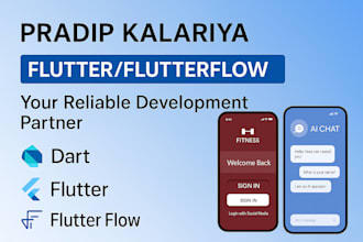 do custom mobile app development in flutter and flutterflow