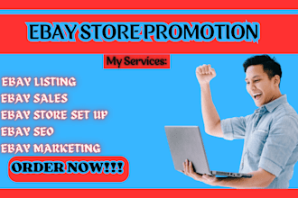 promote and advertise your ebay store, ebay sales, ebay traffic,ebay listing,SEO