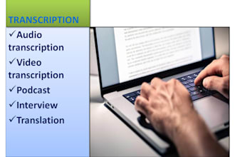 do audio and video transcription