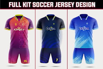 design full kit soccer jersey, sports jersey, sublimation jersey, gaming jersey