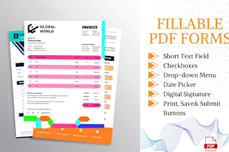 expertly create fillable PDF forms with data validations