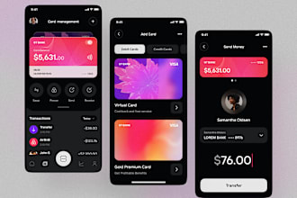 develop a financial app, fintech app, payment app, bank app