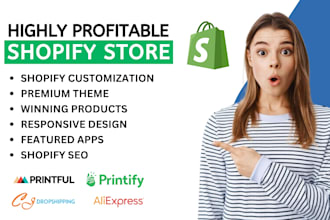 set up shopify store, shopify store design and redesign shopify