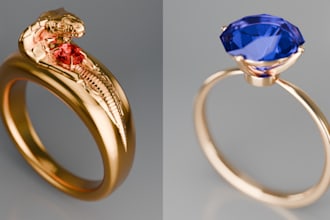 do 3d jewelry modelling in blender 3d