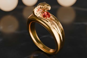 do realistic 3d jewelry modeling in blender