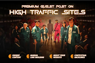 do guest posting on high da and traffic sites for SEO link