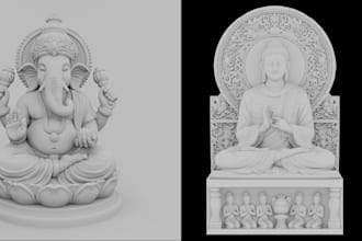 sculpt detailed 3d miniatures and characters for 3d printing