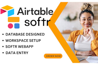 design softr webapp, airtable database, softr airtable setup airtable automation