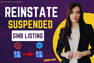 reinstate and fix your suspended google my business profile and listing